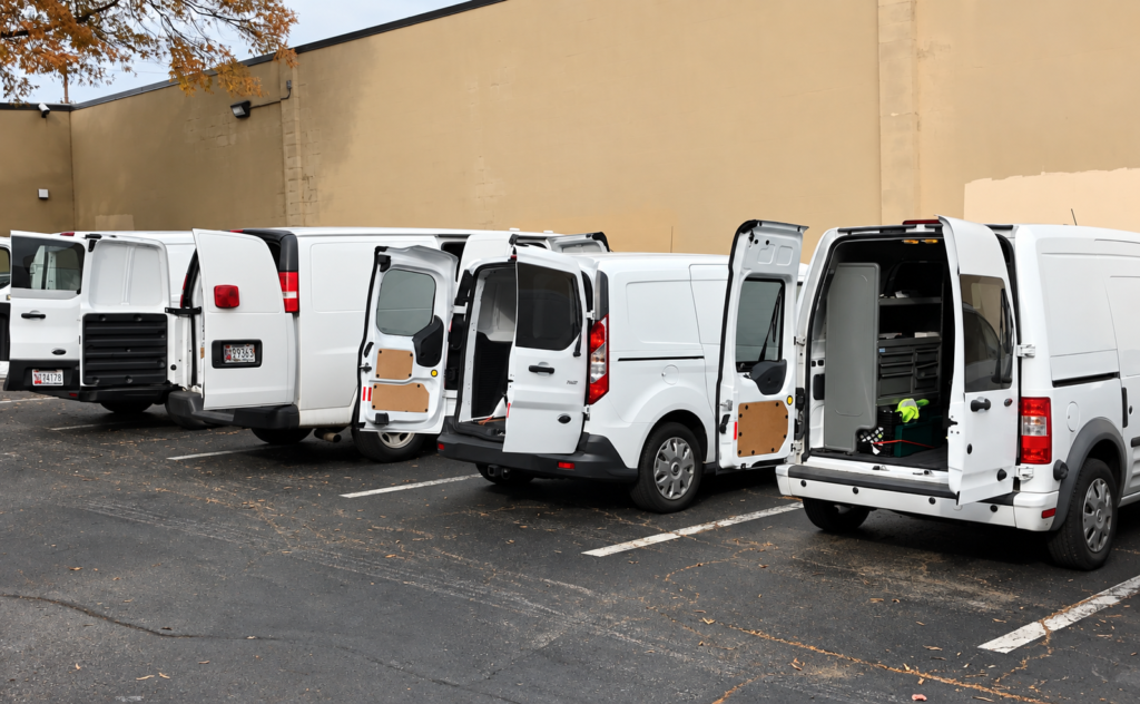 Mr. Locksmith service van fleet